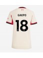 Billige Liverpool Cody Gakpo #18 Bortedrakt Dame 2025-26 Kortermet